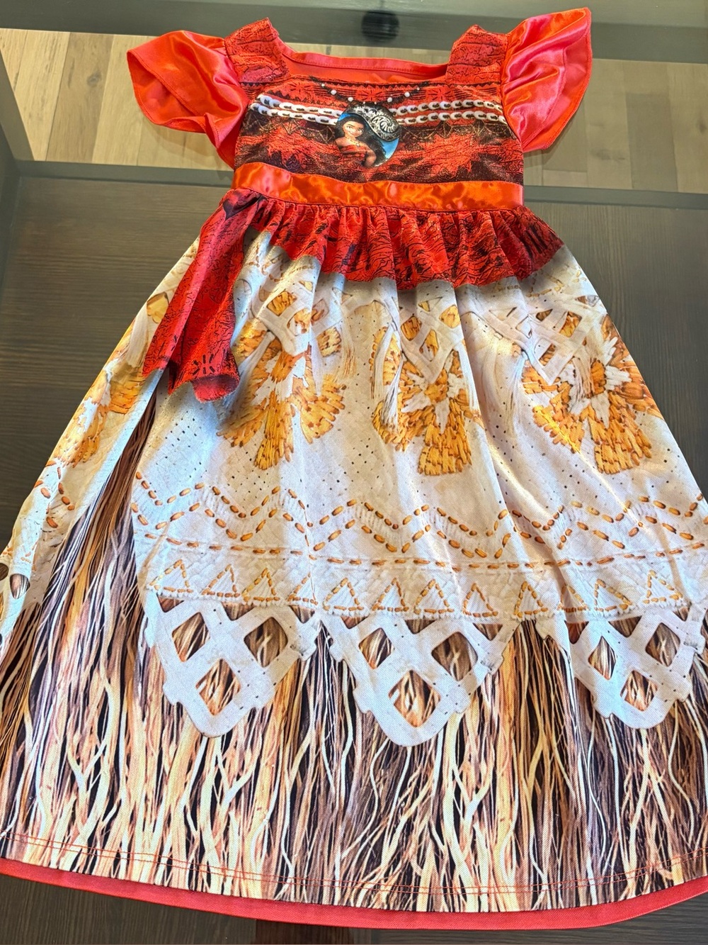Disney's Moana Halloween Dress Up Costume Dress And Nightgown Size 3T